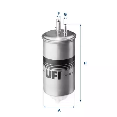 UFI 24.116.00 Паливний фільтр
