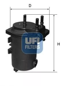 UFI 24.132.00 Топливный фильтр