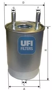 UFI 24.147.00 Топливный фильтр