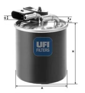 UFI 24.150.00 Топливный фильтр