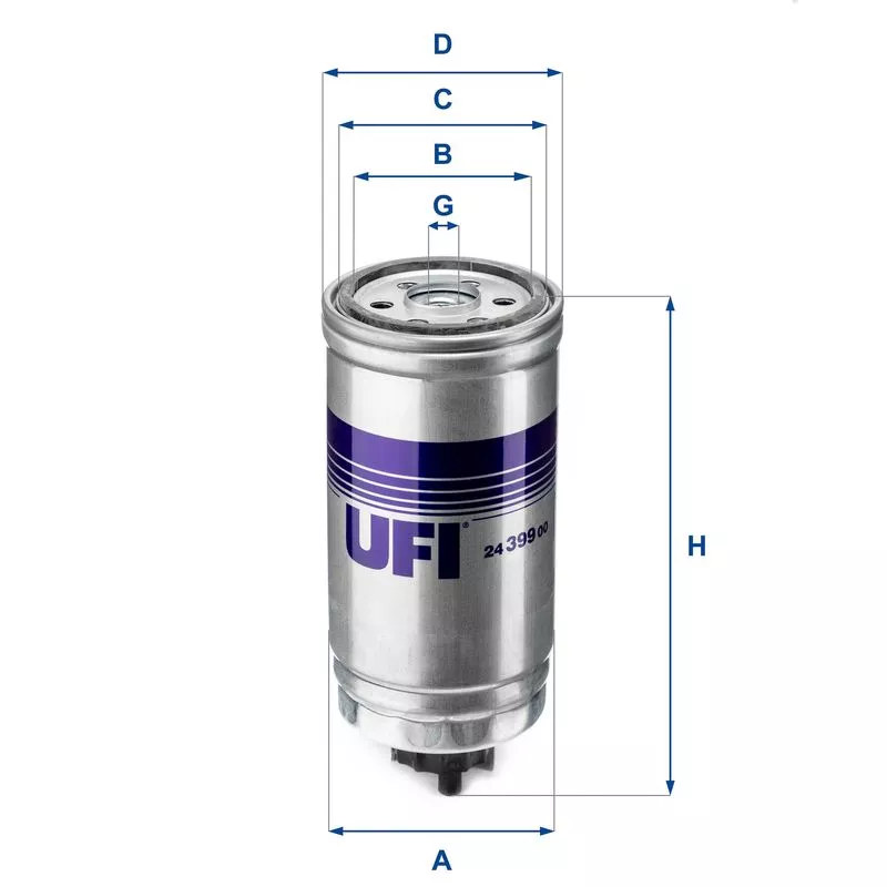UFI 24.399.00 Паливний фільтр