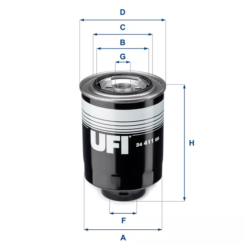 UFI 24.411.00 Топливный фильтр