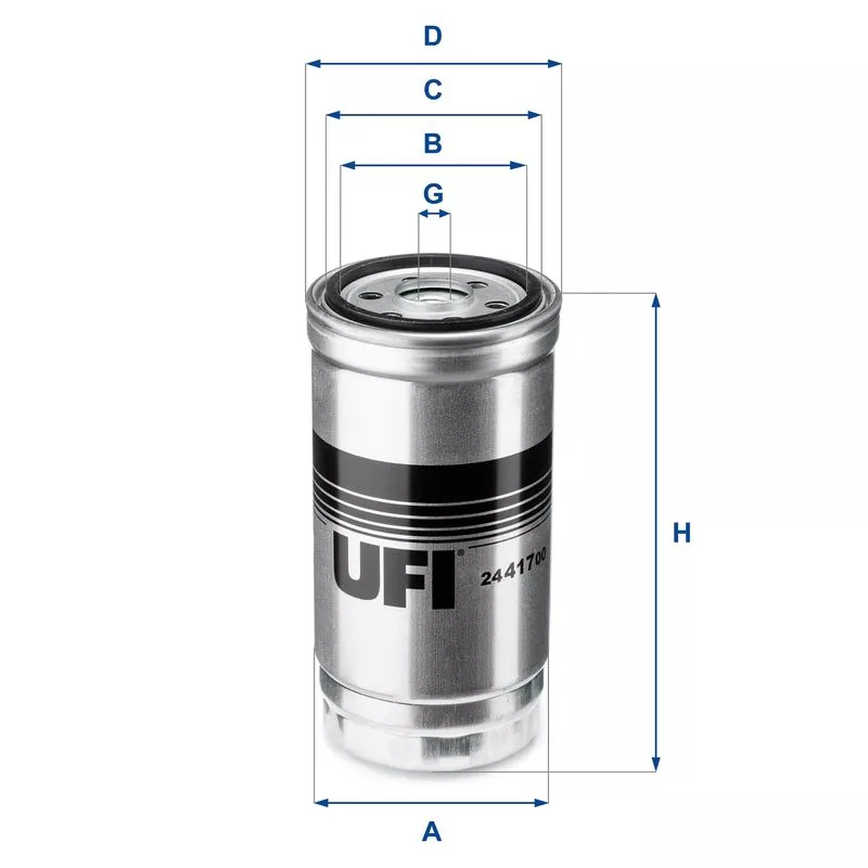 UFI 24.417.00 Паливний фільтр