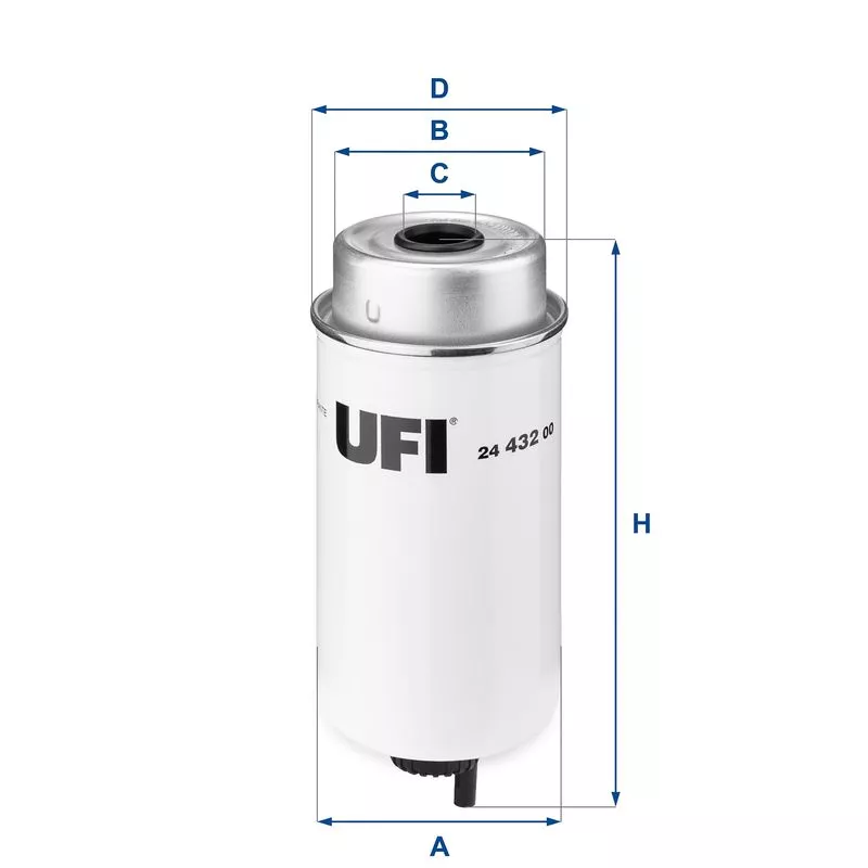 UFI 24.432.00 Паливний фільтр
