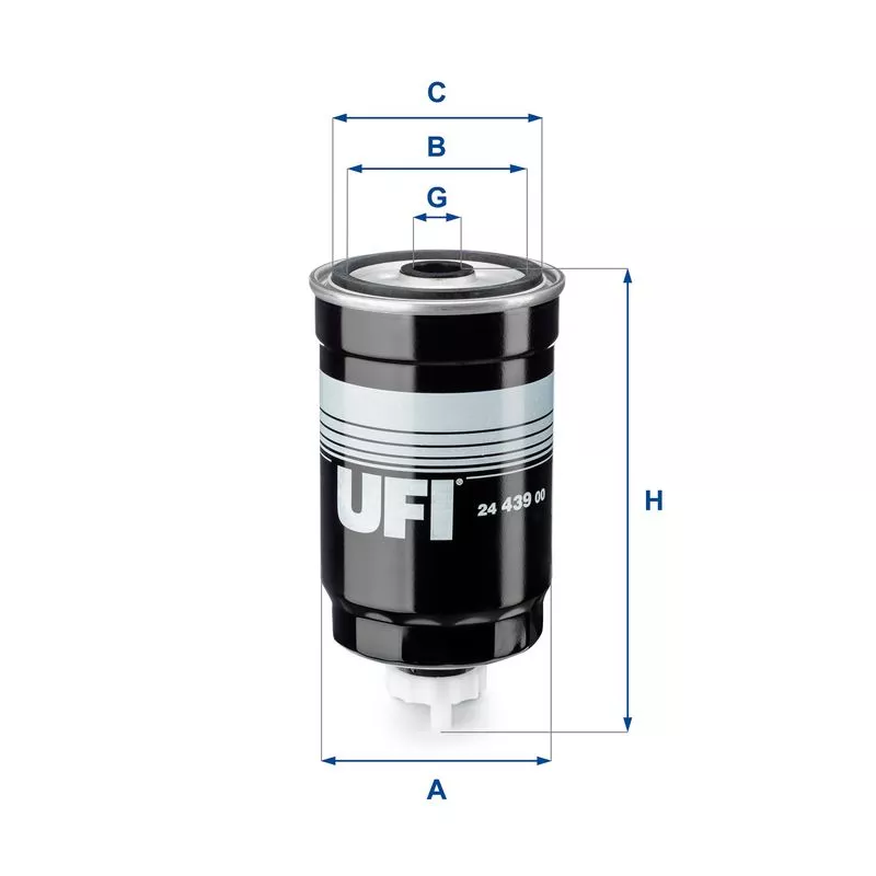 UFI 24.439.00 Топливный фильтр