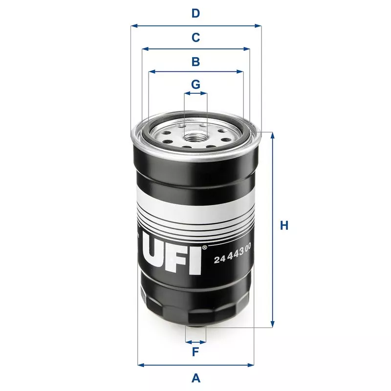 UFI 24.443.00 Паливний фільтр