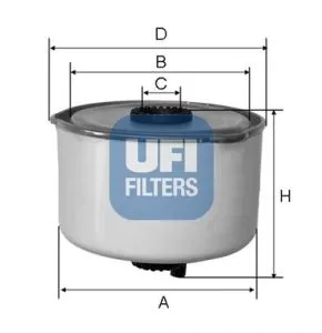 UFI 24.454.00 Топливный фильтр