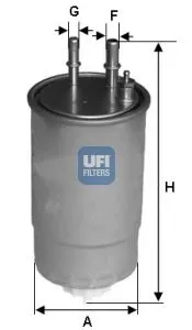 UFI 24.ONE.01 Паливний фільтр
