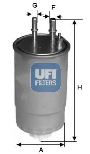 UFI 24.ONE.0B Топливный фильтр