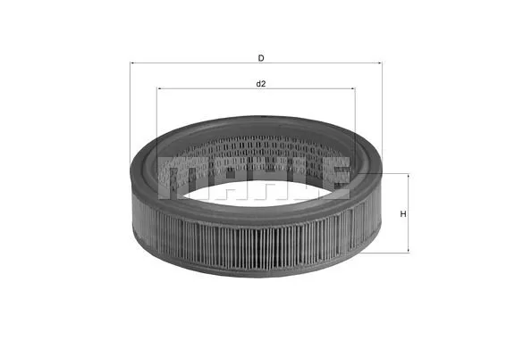 KNECHT LX158 Воздушный фильтр