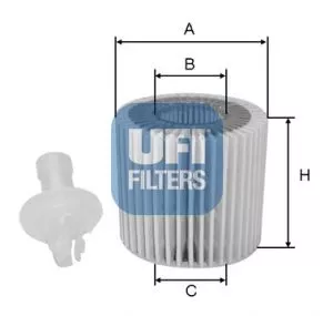 UFI 25.116.00 Масляный фильтр