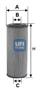 UFI 25.155.00 Масляный фильтр