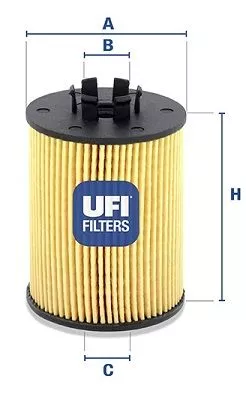 UFI 25.012.00 Масляный фильтр