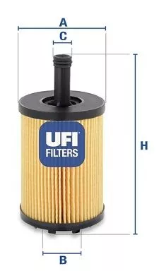 UFI 25.023.00 Оливний фільтр