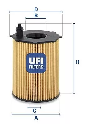 UFI 25.037.00 Оливний фільтр