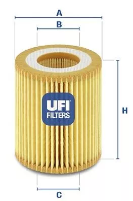 UFI 25.049.00 Масляный фильтр