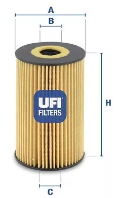 UFI 25.106.00 Оливний фільтр
