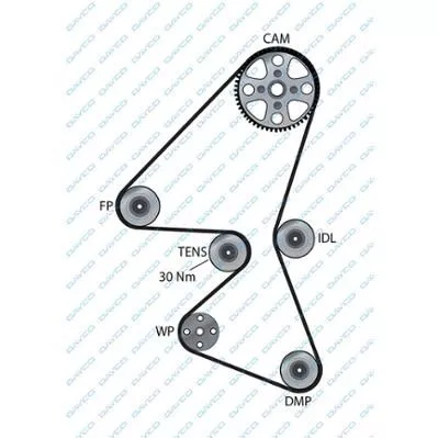 DAYCO 941048 Ремень ГРМ