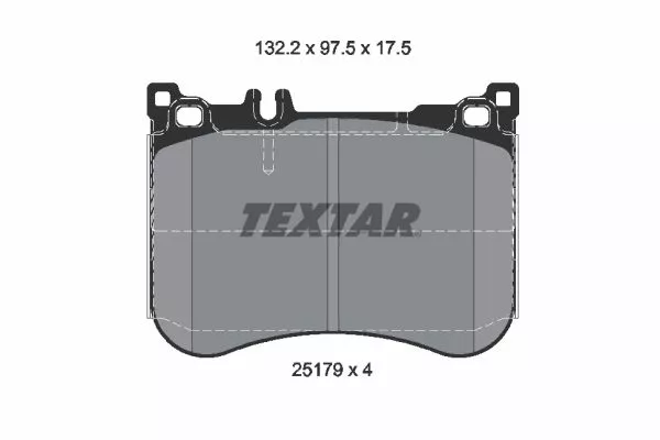 TEXTAR 2517903 Тормозные колодки