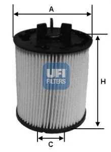 UFI 26.023.00 Топливный фильтр