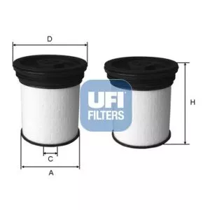 UFI 26.047.00 Топливный фильтр