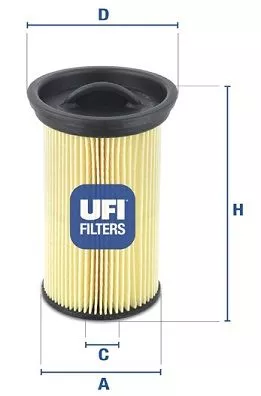 UFI 26.005.00 Топливный фильтр