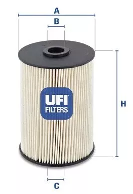 UFI 26.021.00 Топливный фильтр
