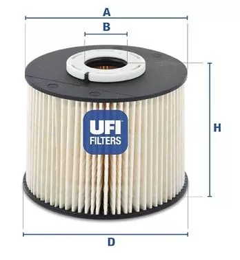 UFI 26.055.00 Топливный фильтр