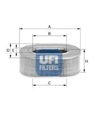 UFI 27.079.00 Повітряний фільтр