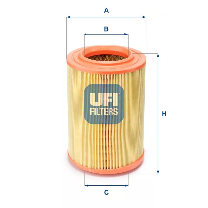 UFI 27.195.00 Повітряний фільтр
