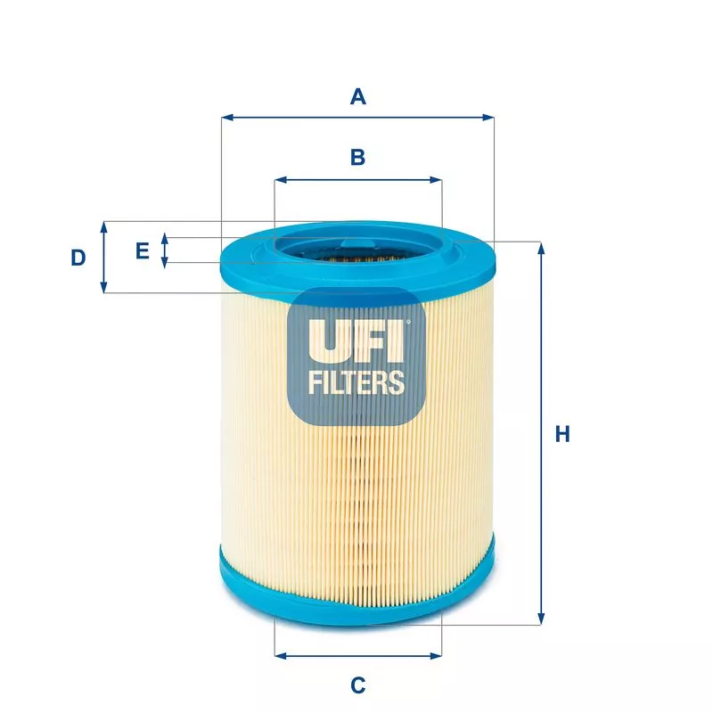 UFI 27.606.00 Повітряний фільтр