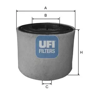 UFI 27.A54.00 Повітряний фільтр