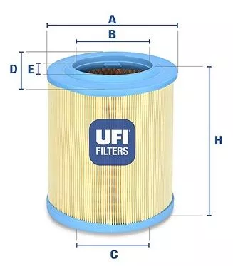 UFI 27.606.00 Воздушный фильтр