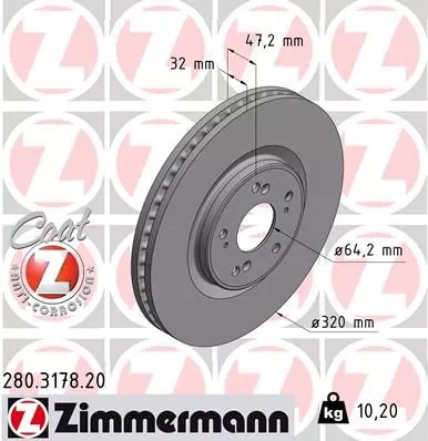 ZIMMERMANN 280317820 Диски