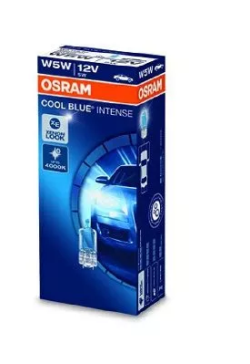 Лампа Osram Cool Blue Intense W5W W2,1x9,5d 5W синяя 2825hcbi