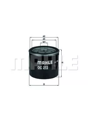 MAHLE ORIGINAL OC272 Масляный фильтр