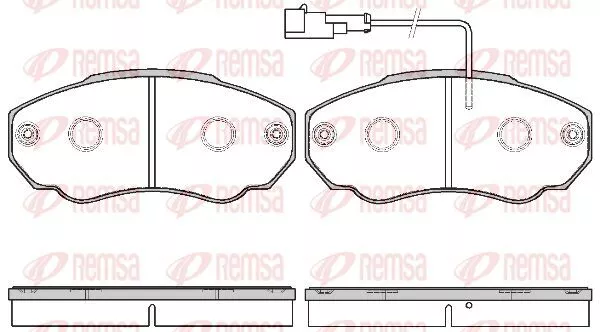 Remsa 0960.21 Тормозные колодки