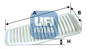 UFI 30.452.00 Повітряний фільтр