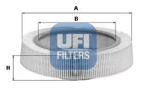 UFI 30.896.00 Воздушный фильтр