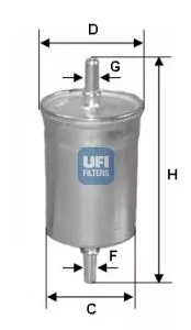 UFI 31.515.00 Топливный фильтр