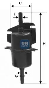 UFI 31.740.00 Паливний фільтр