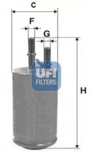 UFI 31.951.00 Паливний фільтр