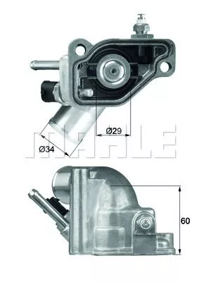 MAHLE ORIGINAL TI592 Термостат