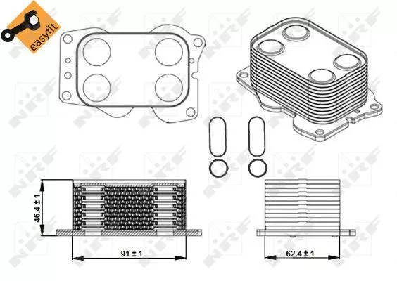 Nrf 31338 Масляный радиатор
