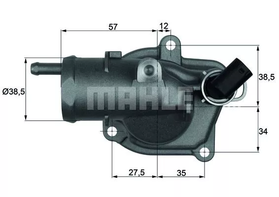 MAHLE ORIGINAL TI 31 92 Термостат