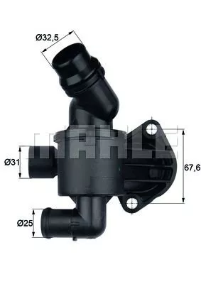 MAHLE ORIGINAL TI 34 87 Термостат