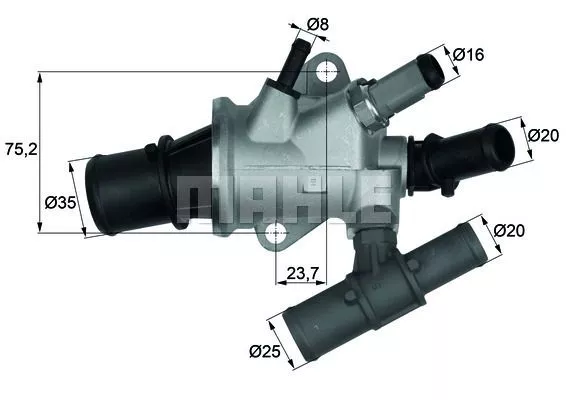 MAHLE ORIGINAL TI16888 Термостат