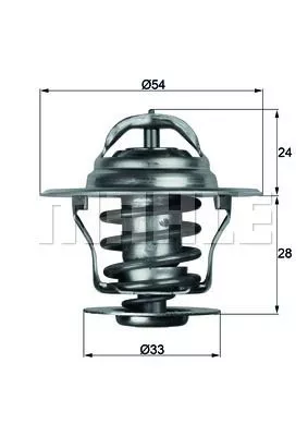 MAHLE ORIGINAL TX 11 92 D Термостат