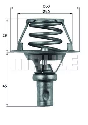 MAHLE ORIGINAL TX6691D Термостат