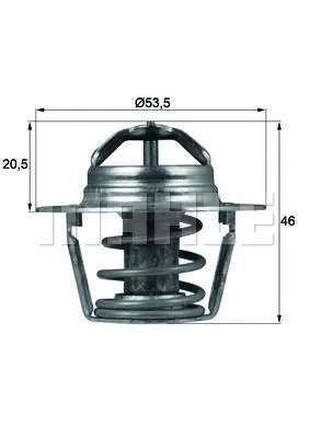 MAHLE ORIGINAL TX 91 89 D Термостат